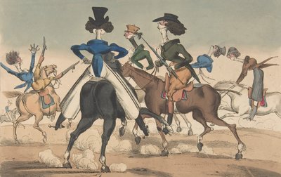 Dandies à Rotten Row, 21 janvier 1819 - William Heath