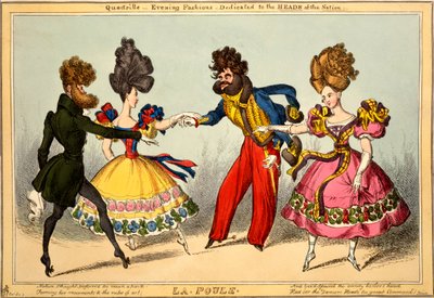La Poule. Quadrille - Modes du soir, dédié aux CHEFS de la Nation, 1827 - William Heath