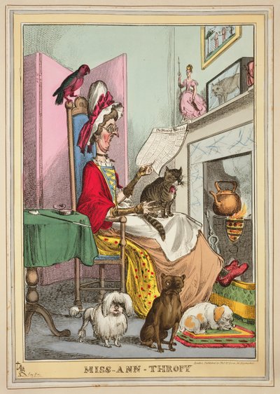 Miss-Ann-Thropy, publié par Thomas McLean, Londres - William Heath