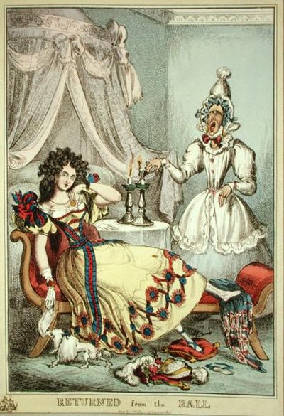 De Retour du Bal, publié par Thomas McLean, Londres - William Heath