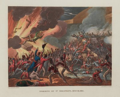 Assaut de Saint-Sébastien, 31 août 1813, 1818 - William Heath