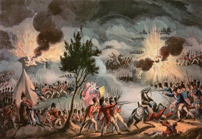 La Sortie de Bayonne, à trois heures du matin, le 14 avril 1814, gravée par Thomas Sutherland - William Heath