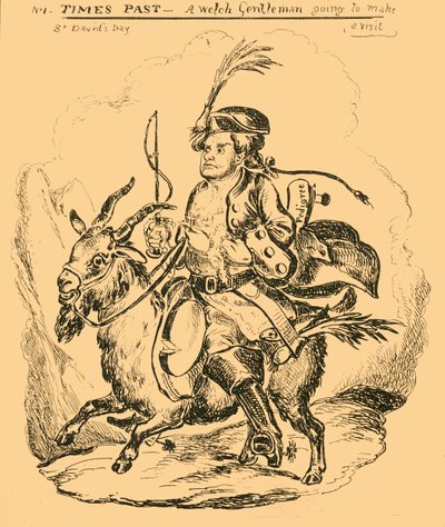 Le passé - Un gentleman gallois allant rendre visite - William Heath