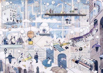 Vie Aérienne - William Heath Robinson
