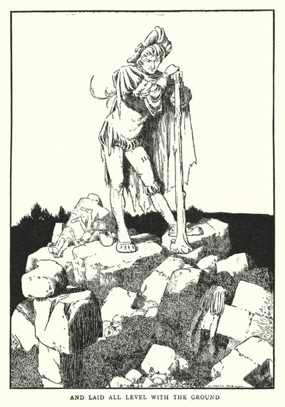 Et tout a été nivelé avec le sol - William Heath Robinson