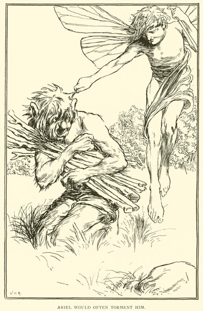 Ariel le tourmentait souvent - William Heath Robinson