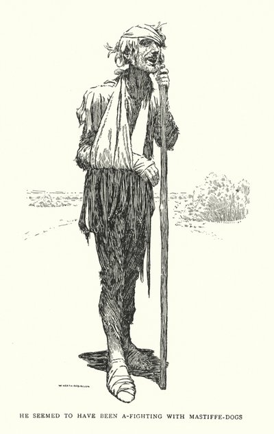 Il semblait avoir combattu avec des chiens de garde - William Heath Robinson