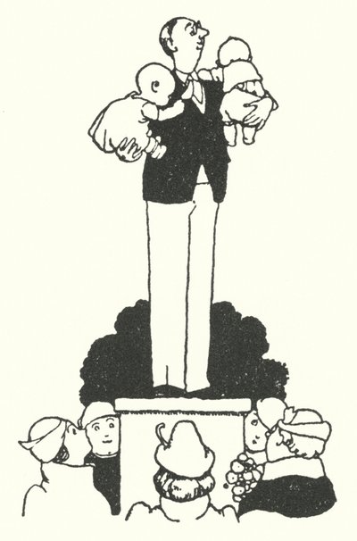 Comment être un mari parfait (lithographie) - William Heath Robinson