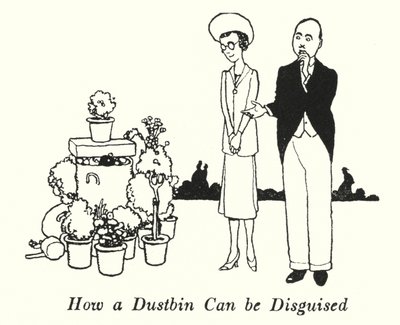 Comment un bac à ordures peut être déguisé - William Heath Robinson