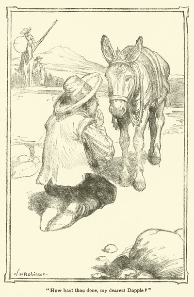 Illustration pour Don Quichotte - William Heath Robinson