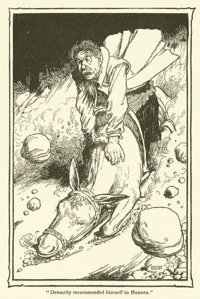 Illustration pour Don Quichotte - William Heath Robinson