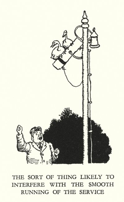 Illustration pour Railway Ribaldry par W Heath Robinson - William Heath Robinson