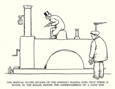 Illustration pour Railway Ribaldry de W Heath Robinson - William Heath Robinson