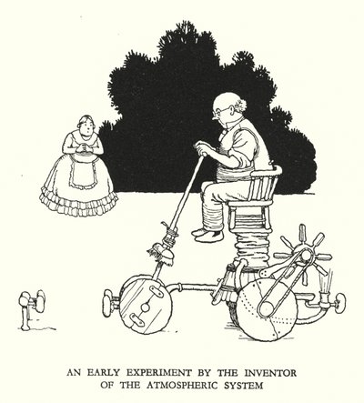 Illustration pour Railway Ribaldry de W Heath Robinson - William Heath Robinson
