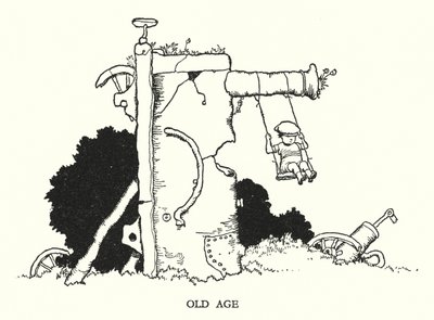 Illustration pour Railway Ribaldry par W Heath Robinson - William Heath Robinson