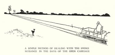 Illustration pour Railway Ribaldry par W Heath Robinson - William Heath Robinson