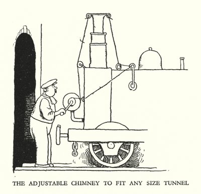 Illustration pour Railway Ribaldry par W Heath Robinson - William Heath Robinson