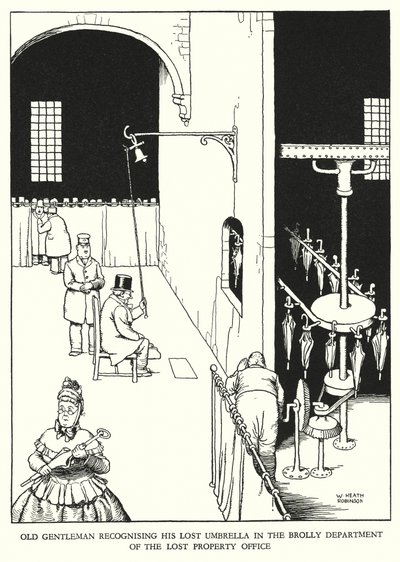 Illustration pour Railway Ribaldry - William Heath Robinson