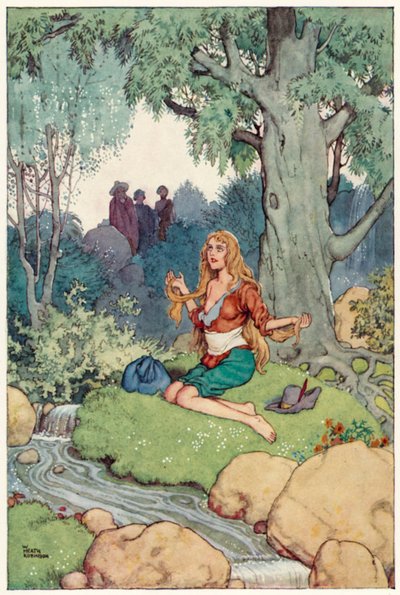 Illustration pour Les Aventures de Don Quichotte - William Heath Robinson