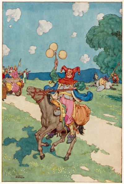 Illustration pour Les Aventures de Don Quichotte - William Heath Robinson