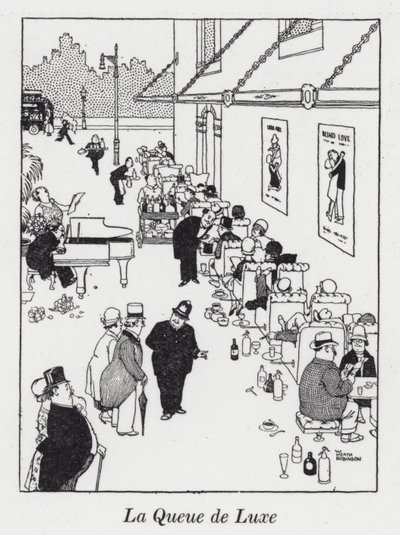 La Queue de Luxe - William Heath Robinson