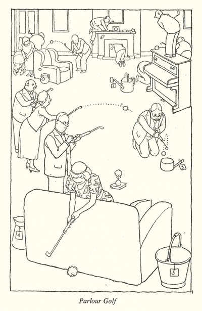 Golf de salon - William Heath Robinson