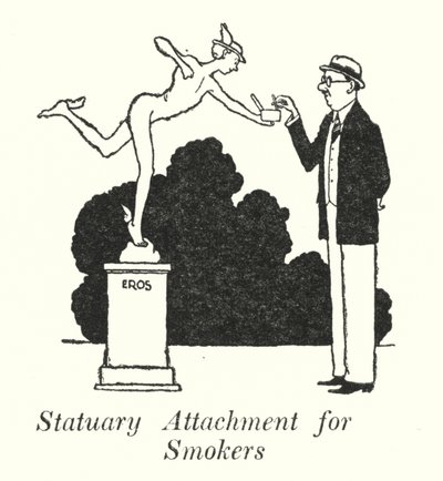 Attachement de statuaire pour fumeurs - William Heath Robinson
