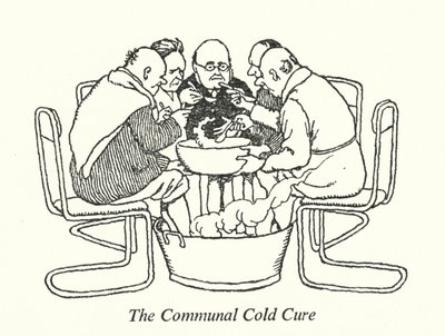 Le remède communal contre le froid - William Heath Robinson