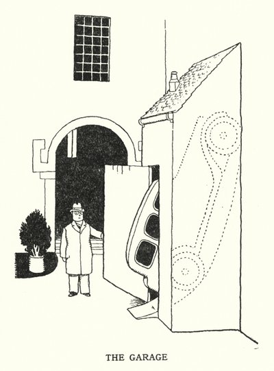 Le garage - William Heath Robinson