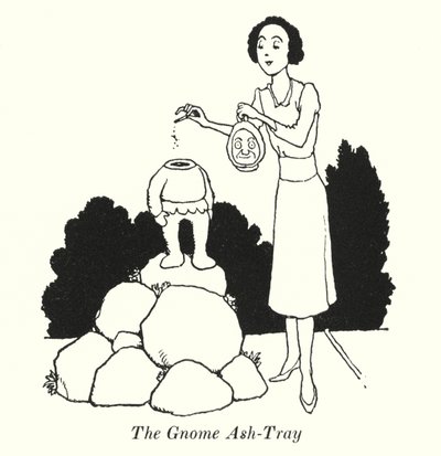 Le cendrier du gnome (lithographie) - William Heath Robinson