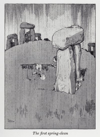 Le premier nettoyage de printemps - William Heath Robinson