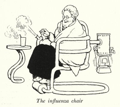La chaise de la grippe - William Heath Robinson