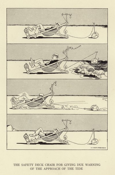 La chaise longue de sécurité pour avertir de l