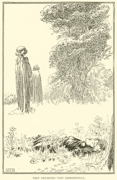 Ils partirent très tristement - William Heath Robinson