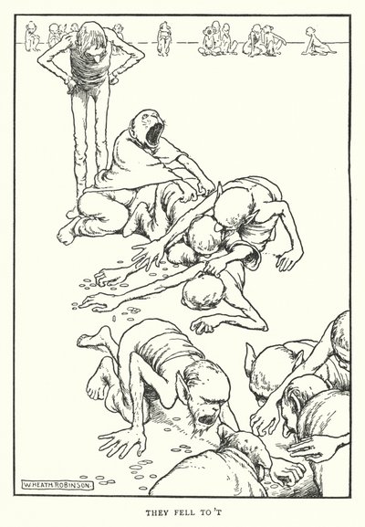 Ils sont tombés dessus - William Heath Robinson