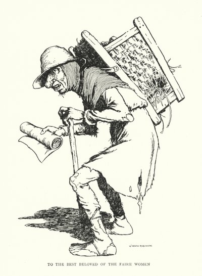 À la plus aimée des belles femmes - William Heath Robinson