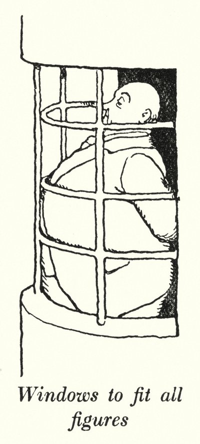 Fenêtres pour toutes les silhouettes - William Heath Robinson