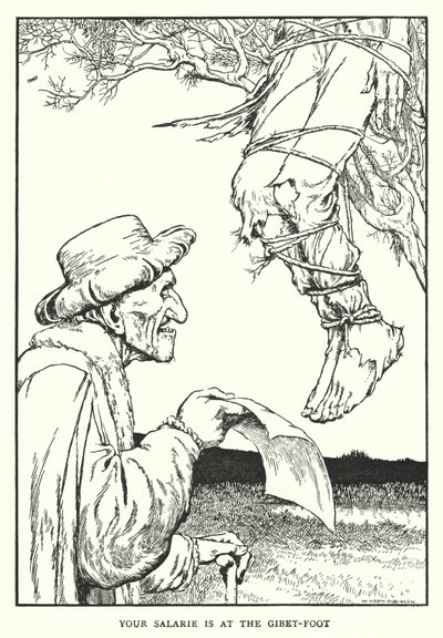 Votre salaire est au pied du gibet - William Heath Robinson