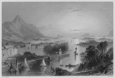 Baie de Clew, depuis Westport (gravure) - William Henry (after) Bartlett