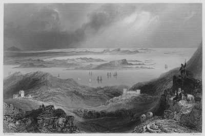 Château de Clifden, Connemara (gravure) - William Henry (after) Bartlett