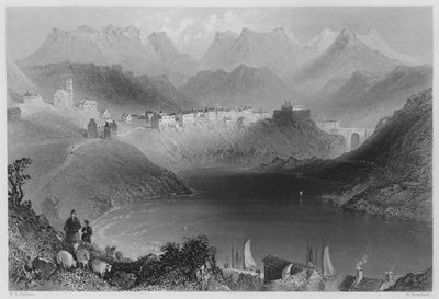 Clifden, Connemara (gravure) - William Henry (after) Bartlett