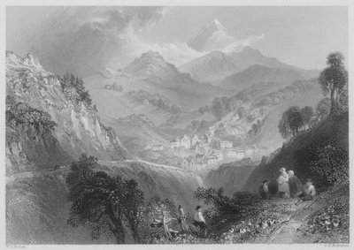 Enniskerry, près de Dublin (gravure) - William Henry (after) Bartlett