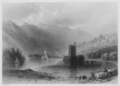 Château de Narrow Water, rivière Newry (gravure) - William Henry (after) Bartlett