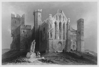 Ruines de Cashel, depuis le sud (gravure) - William Henry (after) Bartlett
