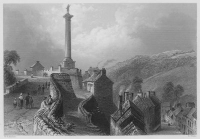 Colonne de Walker, murs de Londonderry (gravure) - William Henry (after) Bartlett
