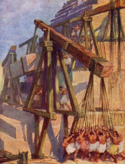Construction des pyramides - William Henry (after) Margetson