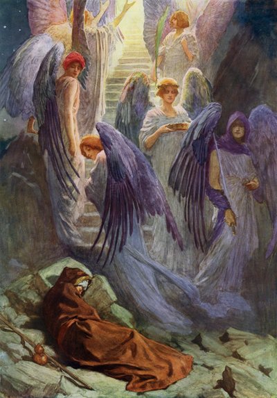 Le rêve de Jacob - William Henry (after) Margetson