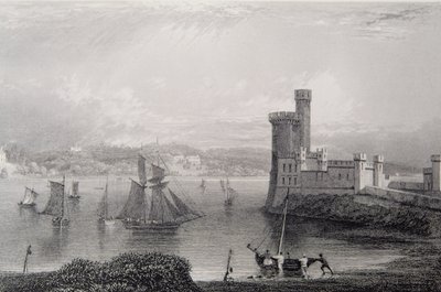 Château de Black Rock, près de Cork, Irlande, années 1830 - William Henry Bartlett