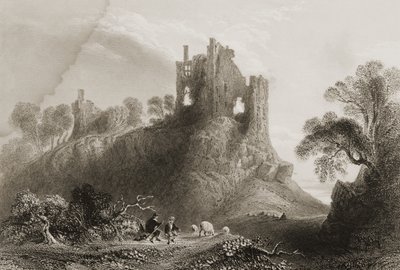 Château de Carrigogunnell, près de Limerick, comté de Limerick, Irlande, de 
