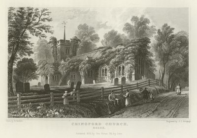 Église de Chingford, Essex - William Henry Bartlett